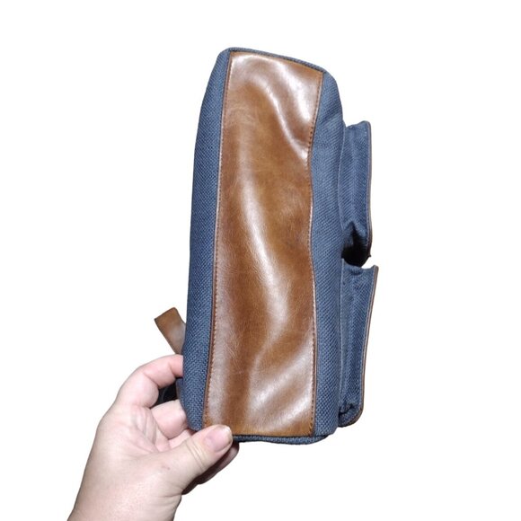 Relic Blue Canvas Messenger‎ Crossbody Bag/Purse - Picture 9 of 9